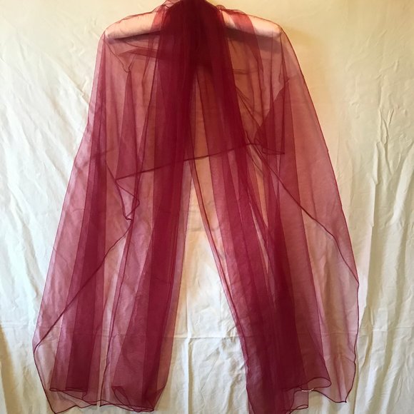 Ruby Red Floor-Length A-Line Strapless Dress - Picture 5 of 6